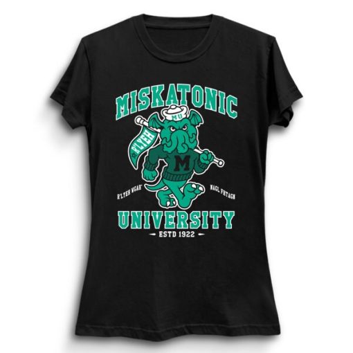 Miskatonic University Cthulhu Creepy Cute Love Craf Spooky Monster Goth Cartoon Cthulhu Unisex T-Shirt