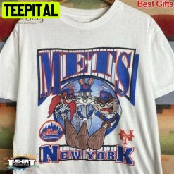 Mlb Vintage New York Mets Looney Tunes Baseball Unisex T-Shirt