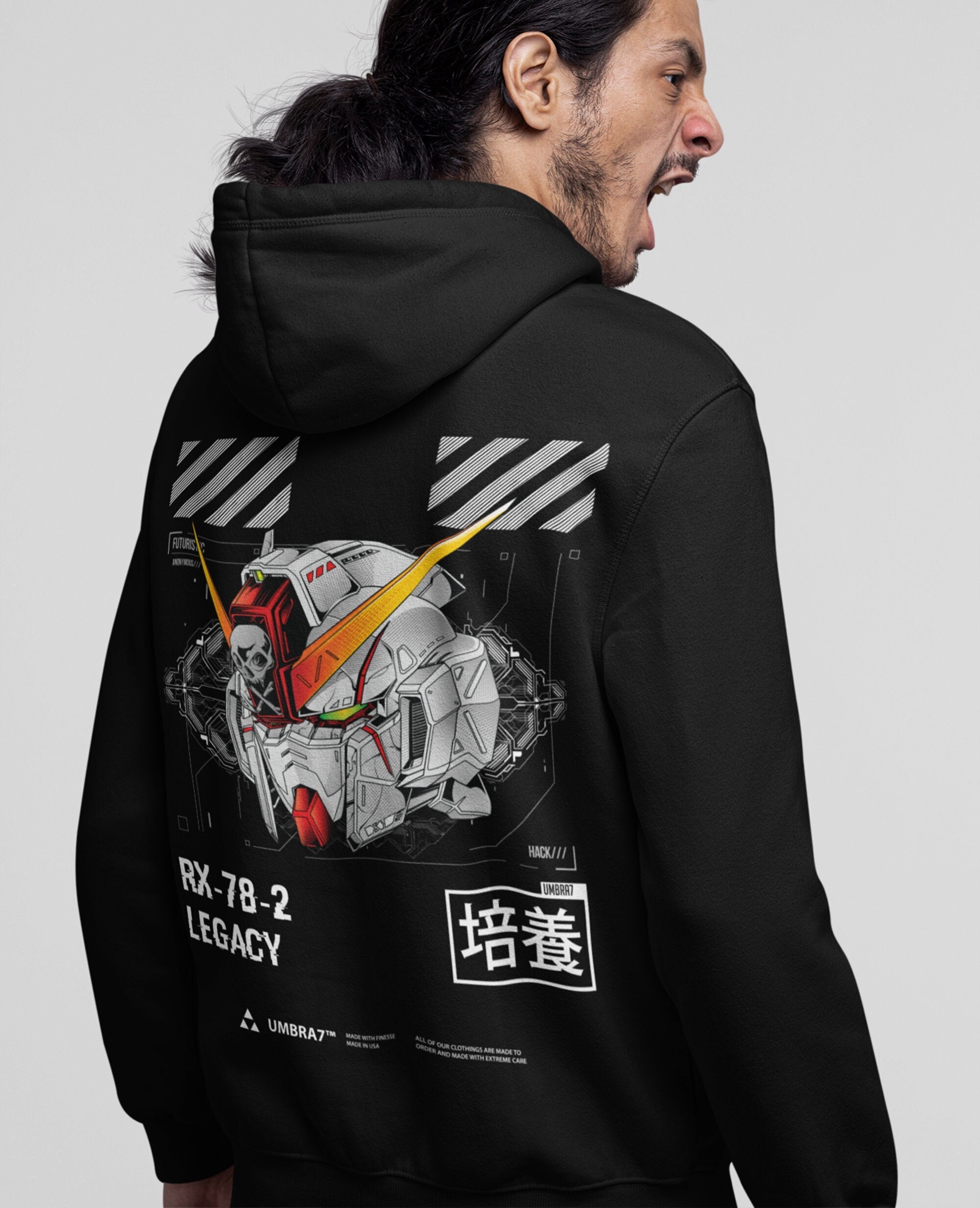 Anime aesthetic outlet hoodie