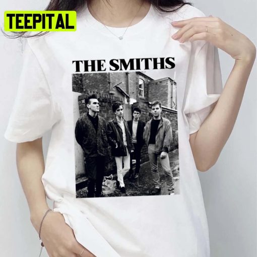 Monochrome Black And White Design The Smiths Unisex T-Shirt