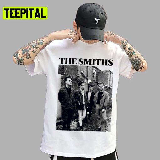 Monochrome Black And White Design The Smiths Unisex T-Shirt