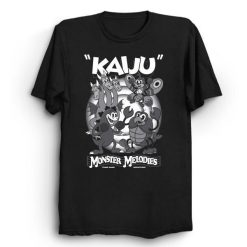 Monster Melodies Vintage Cartoon Kaiju Creepy Cute Monster Kaiju Japanese Cult Movie Unisex T-Shirt