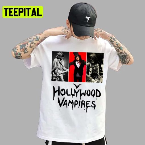 Music Rock Supergorup Hollywood Vampires Johnny Depp Unisex T-Shirt