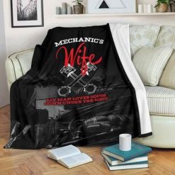 My Man Loves Going Down Under The Hood Best Seller Fleece Blanket Throw Blanket Gift