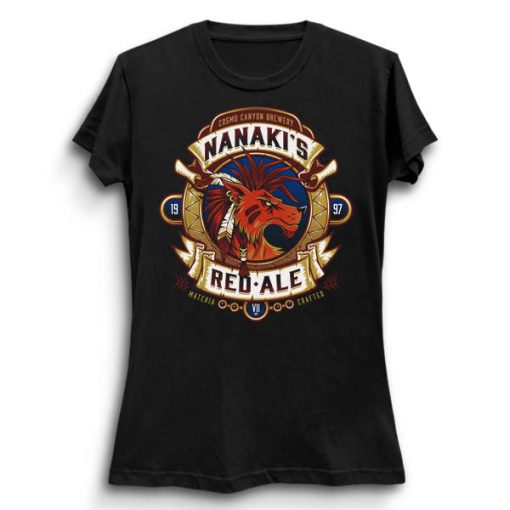 Nanaki’s Red Ale Final Fantasy Red Xiii Beer Label Unisex T-Shirt