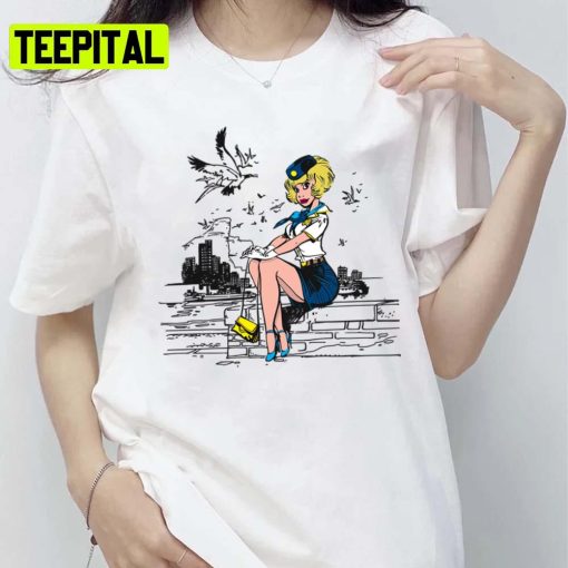 Natacha Cover Movie Cartoon Color Big Ben Gaston Lagaffe Unisex T-Shirt