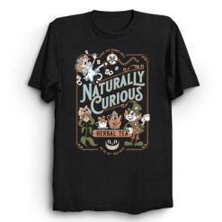 Naturally Curious Book Lovers Cartoon Alice In Wonderland Herbal Tea Unisex T-Shirt