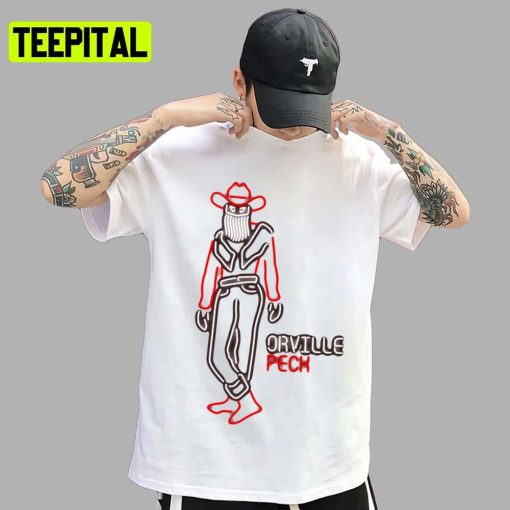 Neon Lineart Orville Peck Unisex T-Shirt