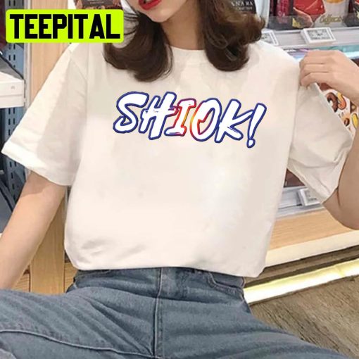 New Trending White Shiok! Funny Singlish Unisex T-Shirt