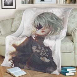 Nier Automata Game Japan Best Seller Fleece Blanket Throw Blanket Gift 1