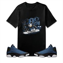 No Day Off Match Jordan 13 Retro Brave Blue Unisex T-Shirt