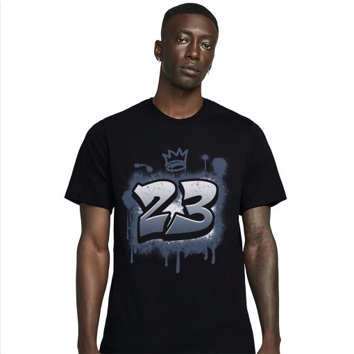 Number 23 Graffiti Match Jordan 6 Retro Midnight Navy Unisex T-Shirt