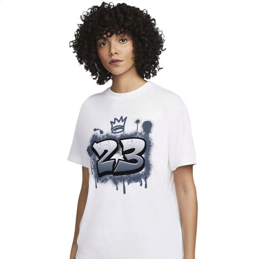 Number 23 Graffiti Match Jordan 6 Retro Midnight Navy Unisex T-Shirt