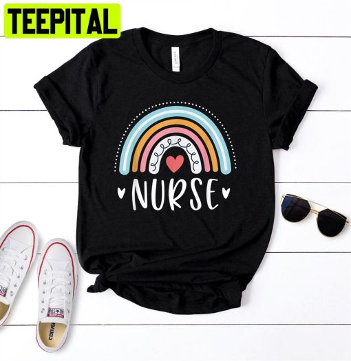 Nurse Life Rainbow Unisex T-Shirt