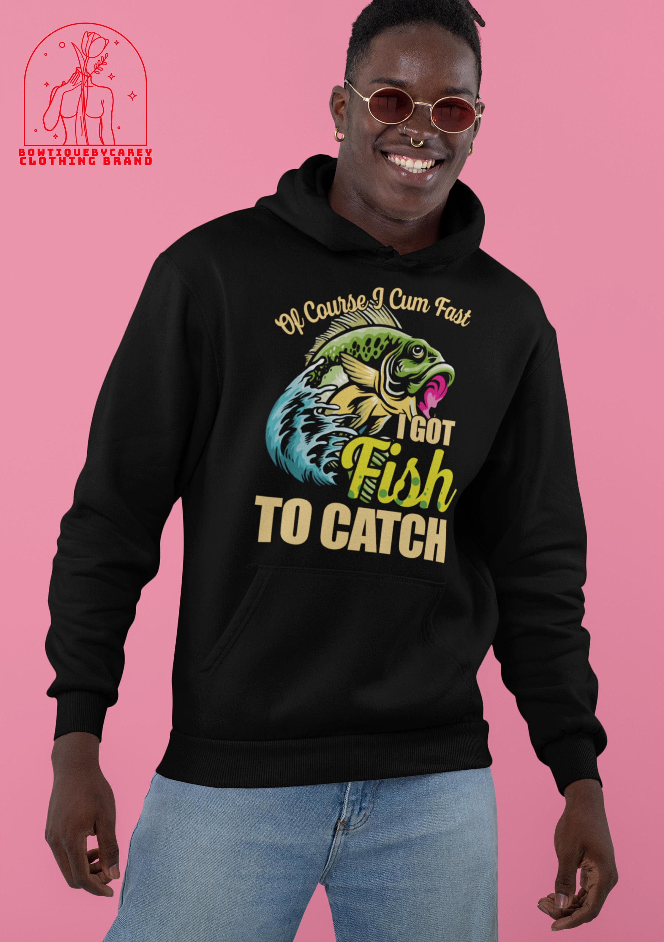 Of Course I Cum Fast I Got Fish To Catch Fishing Lovers Fisherman Naughty Unisex T-Shirt