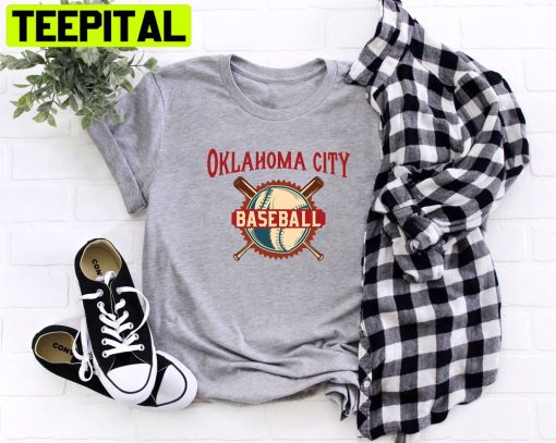 Oklahoma City Baseball Retro Art Unisex T-Shirt