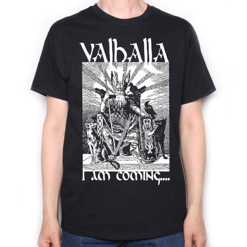 Old Skool Hooligans Valhalla I Am Coming For Viking Afficionados Black Shirt