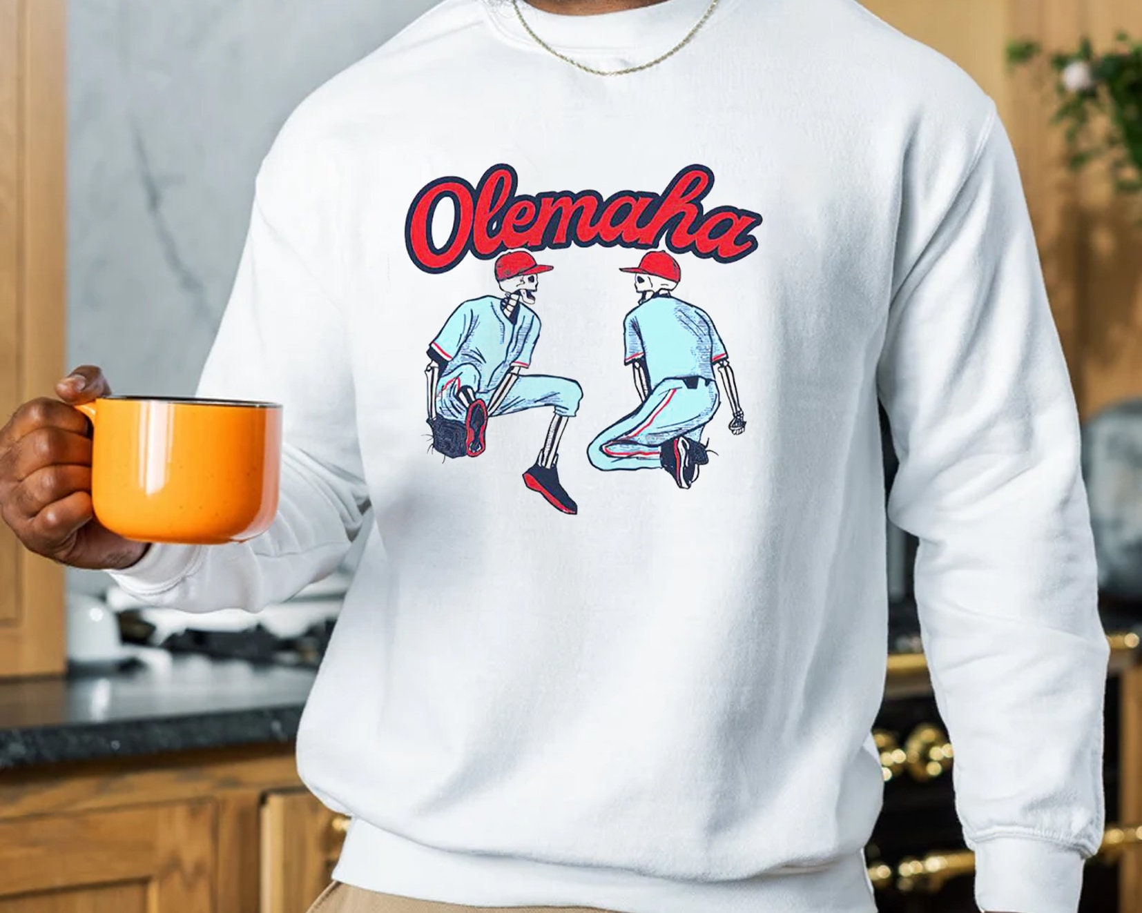 Olemaha Skeleton Ole Miss Baseball Shirt – Teepital – Everyday New