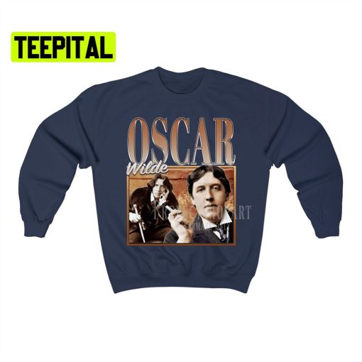 Oscar Wilde Retro Vintage Art Unisex Sweatshirt