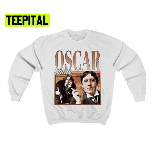 Oscar Wilde Retro Vintage Art Unisex Sweatshirt