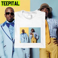 Outkast Blue And Yellow Contrast Unisex T-Shirt