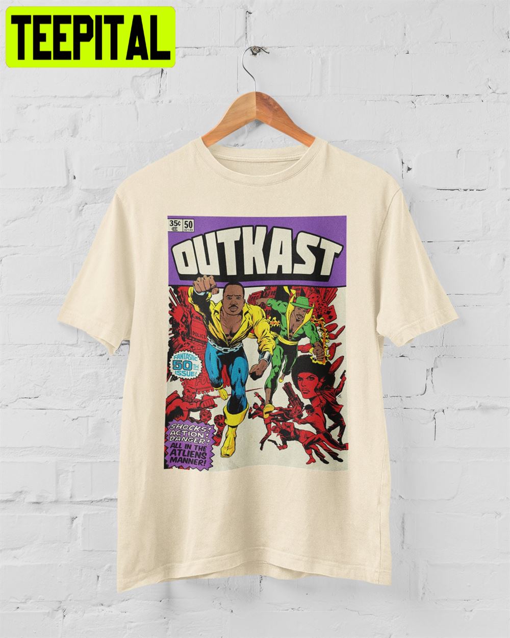 Outkast Inspired Comic Book Rap Graphic Vintage 90's Style Unisex T-Shirt