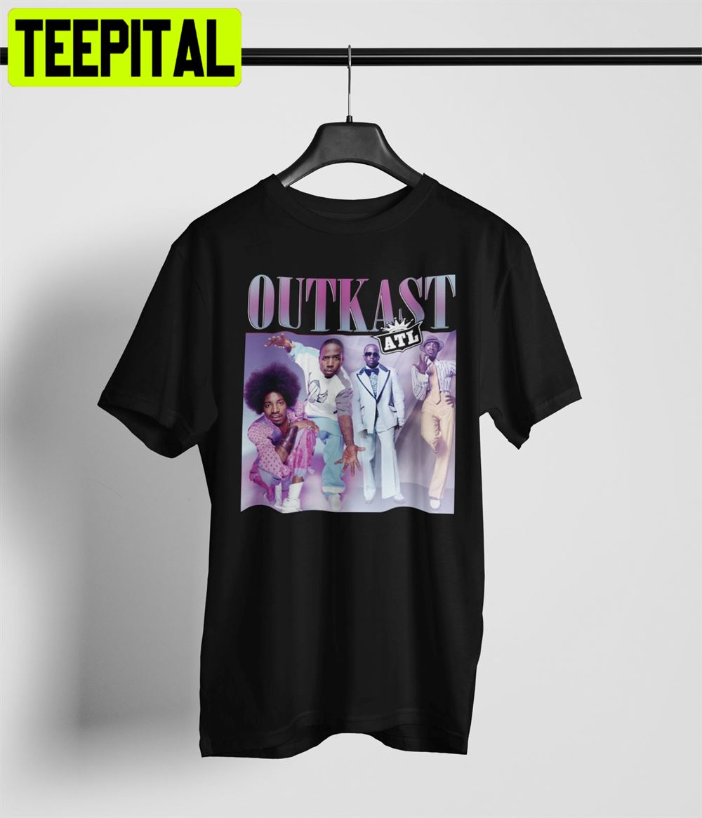 Outkast Vintage Inspired 90s Bootleg Rap Old School Style Unisex T-Shirt
