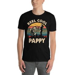 Pappy Gift- Reel Cool Pappy Retro Fishing Vintage Fathers Day Pappy T-Shirt