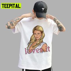 Paris Animated Portrait Paris Hilton Unisex T-Shirt