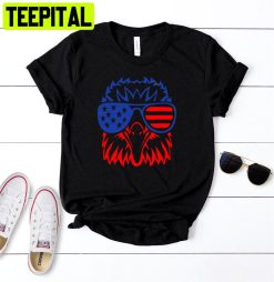 Patriotic Eagle Usa Flag Unisex T-Shirt