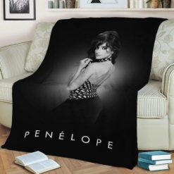 Penelope Cruz Fleece Blanket Throw Blanket Gift