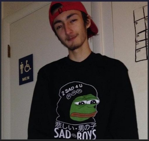 Pepe The Frog 2 Sad 4 Sad Boy Meme Unisex Sweatshirt