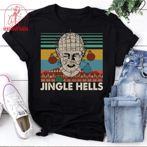 Pinhead Light Jingle Hells Horror Movie Halloween Hellraiser Unisex T-Shirt