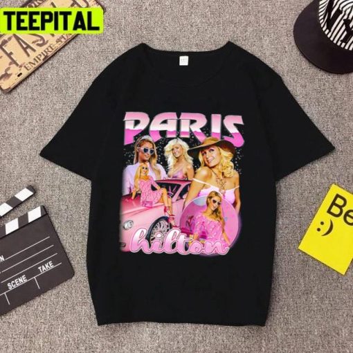 Pink Design Vintage Bootleg Paris Hilton Unisex T-Shirt