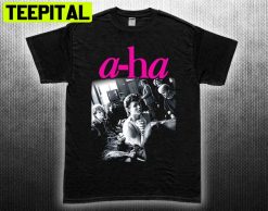 Pink Logo A-Ha Band Unisex T-Shirt