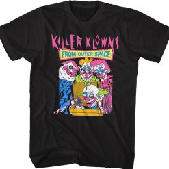 Pizza Box Killer Klowns From Outer Space 80s 90s Horror Unisex T-Shirt