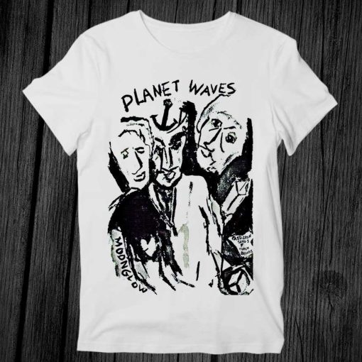 Planet Waves Rock Folk Bluesadult Mens Womens Cool Music Fashion Top Retro G315 Bob Dylan Unisex T-Shirt