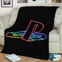 Playstation Neon Fleece Blanket Throw Blanket Gift