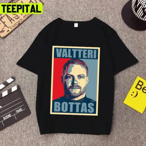 Portrait Valtteri Bottas Car Racing Nascar F1 Unisex T-Shirt