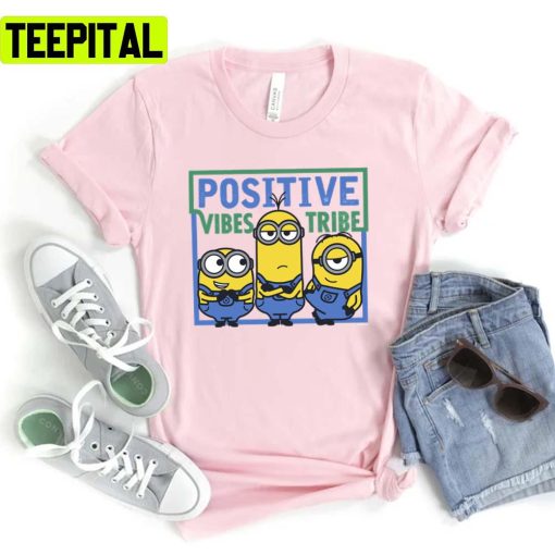 Positive Vibes Tribe Langarm Minions The Rise Of Gru Unisex T-Shirt