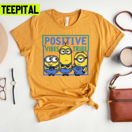 Positive Vibes Tribe Langarm Minions The Rise Of Gru Unisex T-Shirt