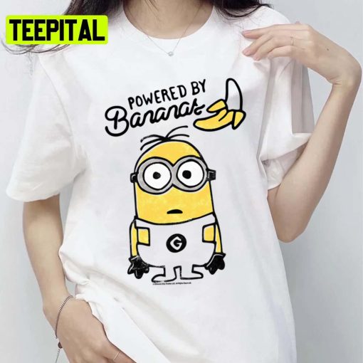 Powered By Bananas Minions The Rise Of Gru Despicable Me Unisex T-Shirt