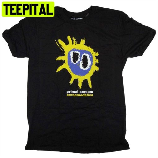 Primal Scream Screamadelica Logo Rock Band Unisex T-Shirt