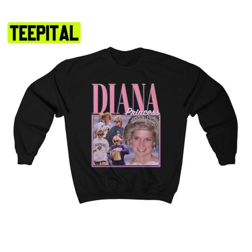 Princess Diana Retro Vintage Art Unisex Sweatshirt