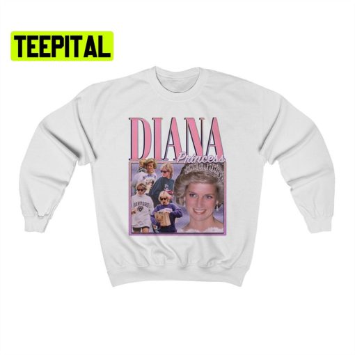 Princess Diana Retro Vintage Art Unisex Sweatshirt