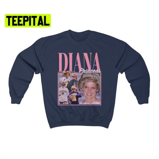 Princess Diana Retro Vintage Art Unisex Sweatshirt