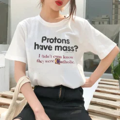 Protons Have A Mass I Didn’t Ever Know They Were Catholic Trending Unisex T-Shirt