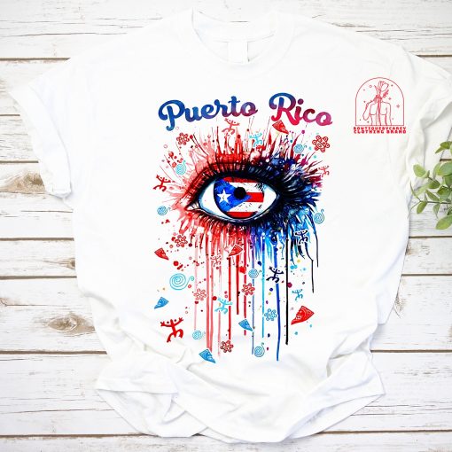 Puerto Rico Eye Flag Life Unisex T-Shirt