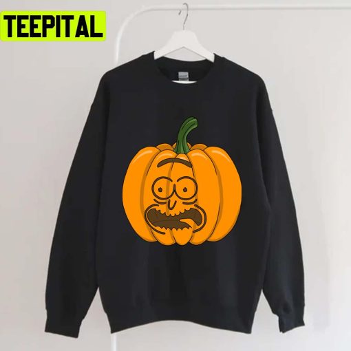 Pumpkin Rick And Morty For Halloween Unisex T-Shirt