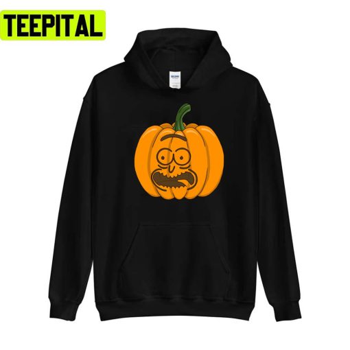 Pumpkin Rick And Morty For Halloween Unisex T-Shirt